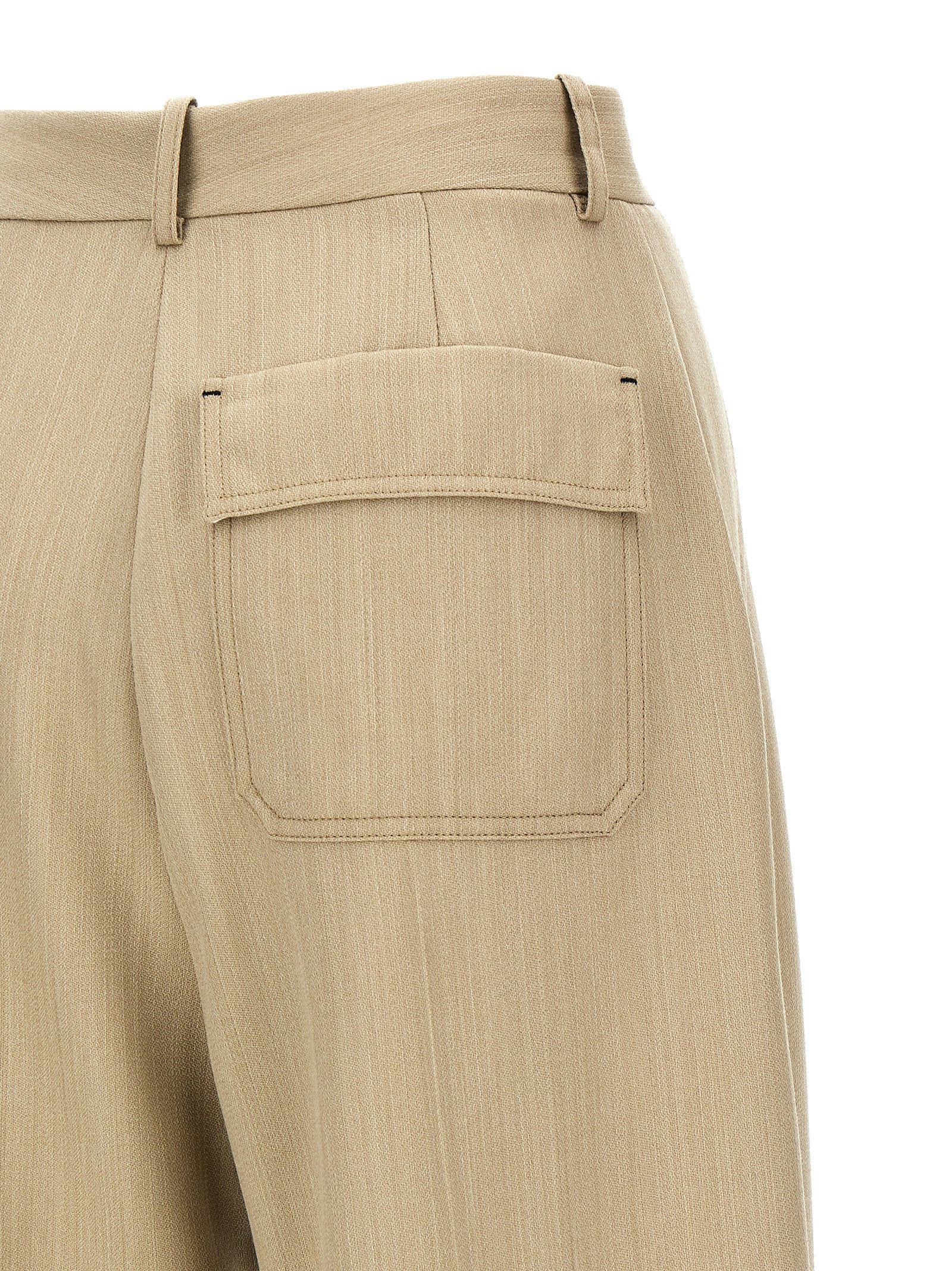Victoria Beckham Women's Maxi Turn-Up Pants