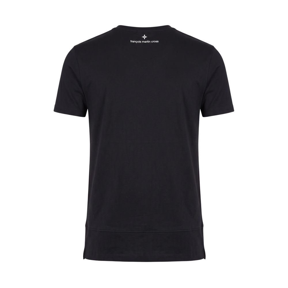 Roberto Pepe Luxury Black Cotton Men Men's Sweater