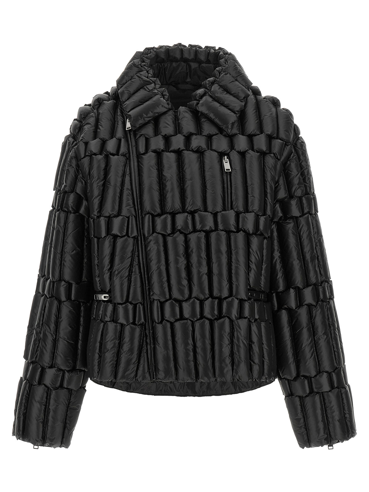 RAXXY Black Nylon Biker Women's Jacket