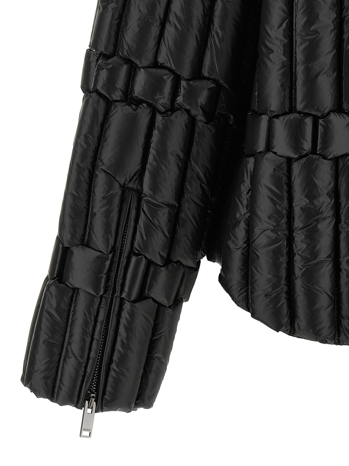 RAXXY Black Nylon Biker Women's Jacket