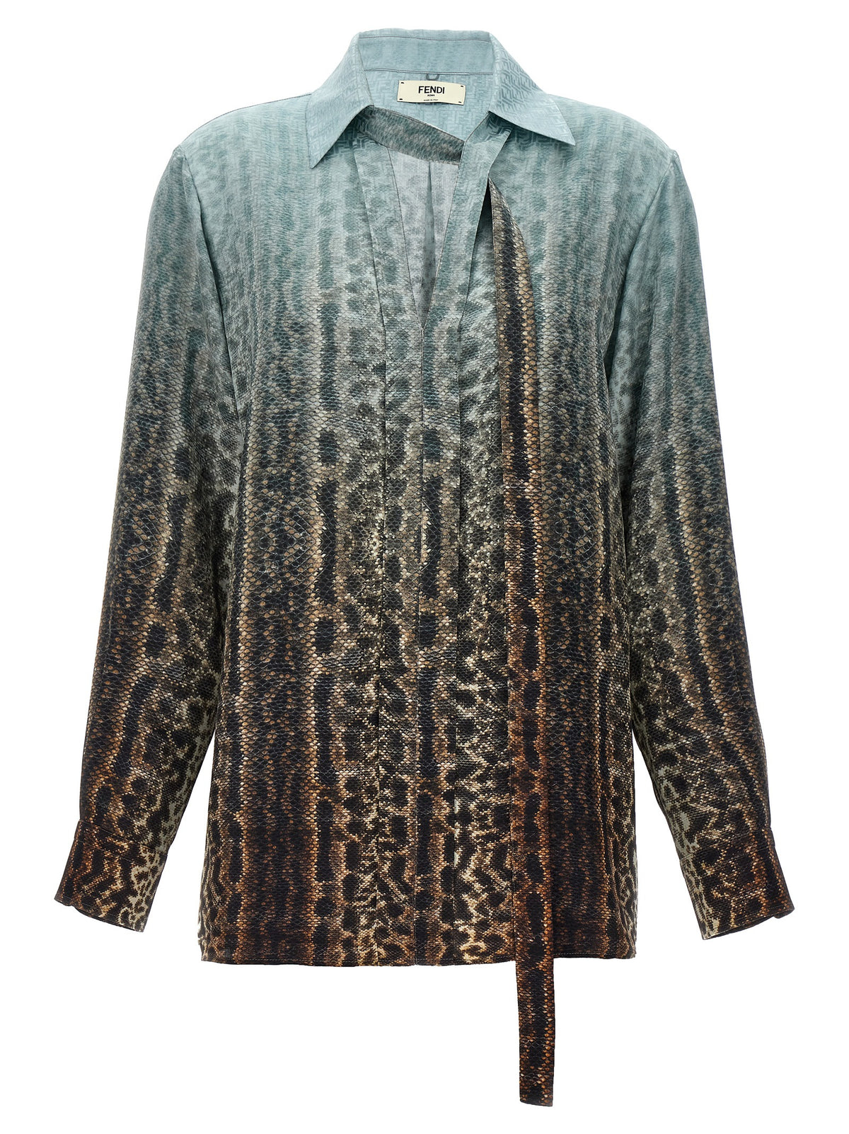 Fendi Multicolor Silk Women's Blouse