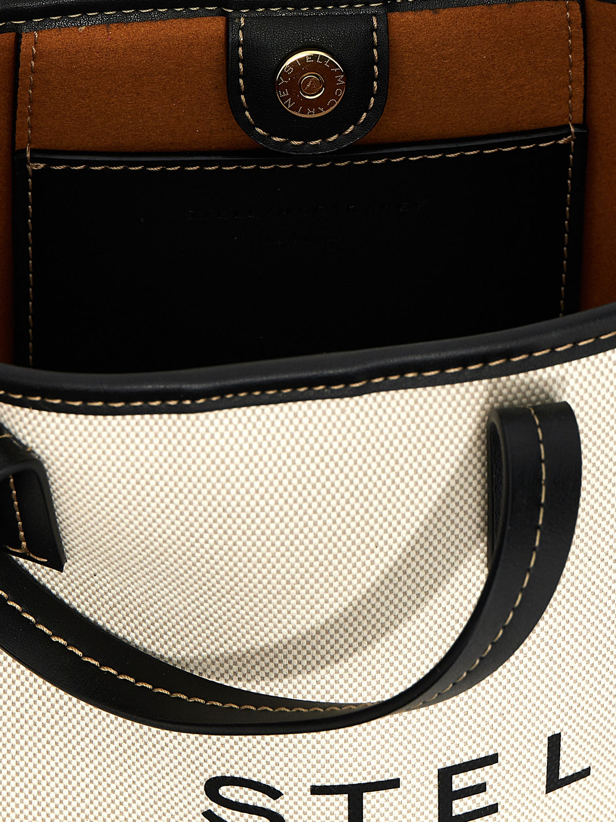 Stella McCartney Beige Polyamide Tote Women's Bag