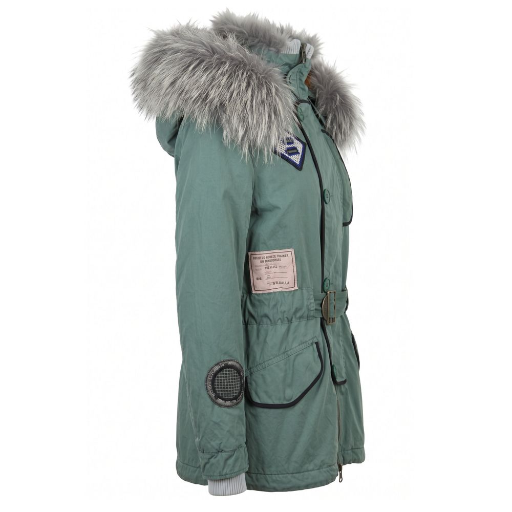 Mr&Mrs Italy Green Cotton Women's Women's Jacket