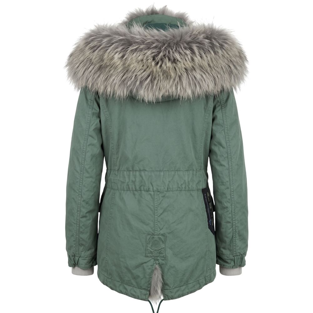 Mr&Mrs Italy Green Cotton Women's Women's Jacket