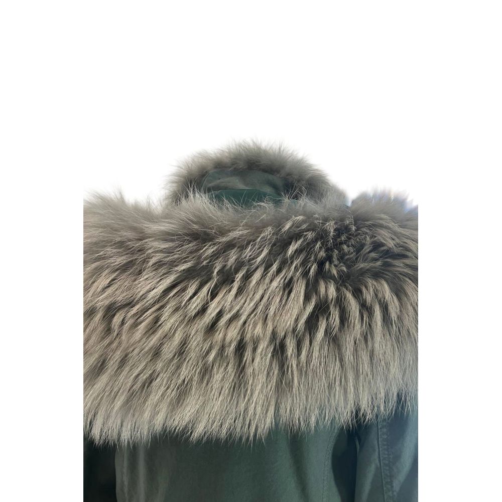Mr&Mrs Italy Green Cotton Women's Women's Jacket