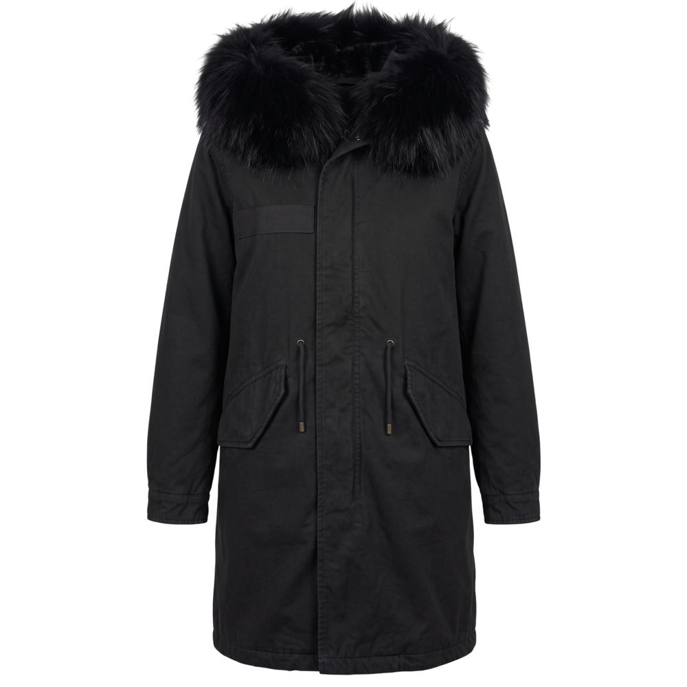 Mr&Mrs Italy Black Cotton Women Women's Jacket