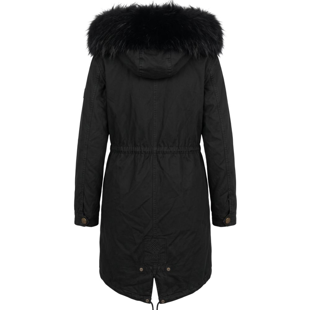 Mr&Mrs Italy Black Cotton Women Women's Jacket