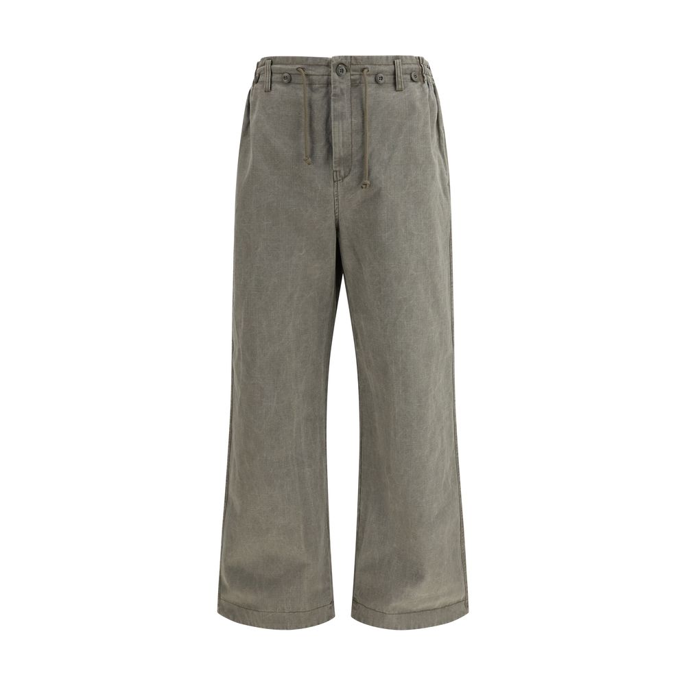 Golden Goose Bicolor Cotton Casual Men's Pants