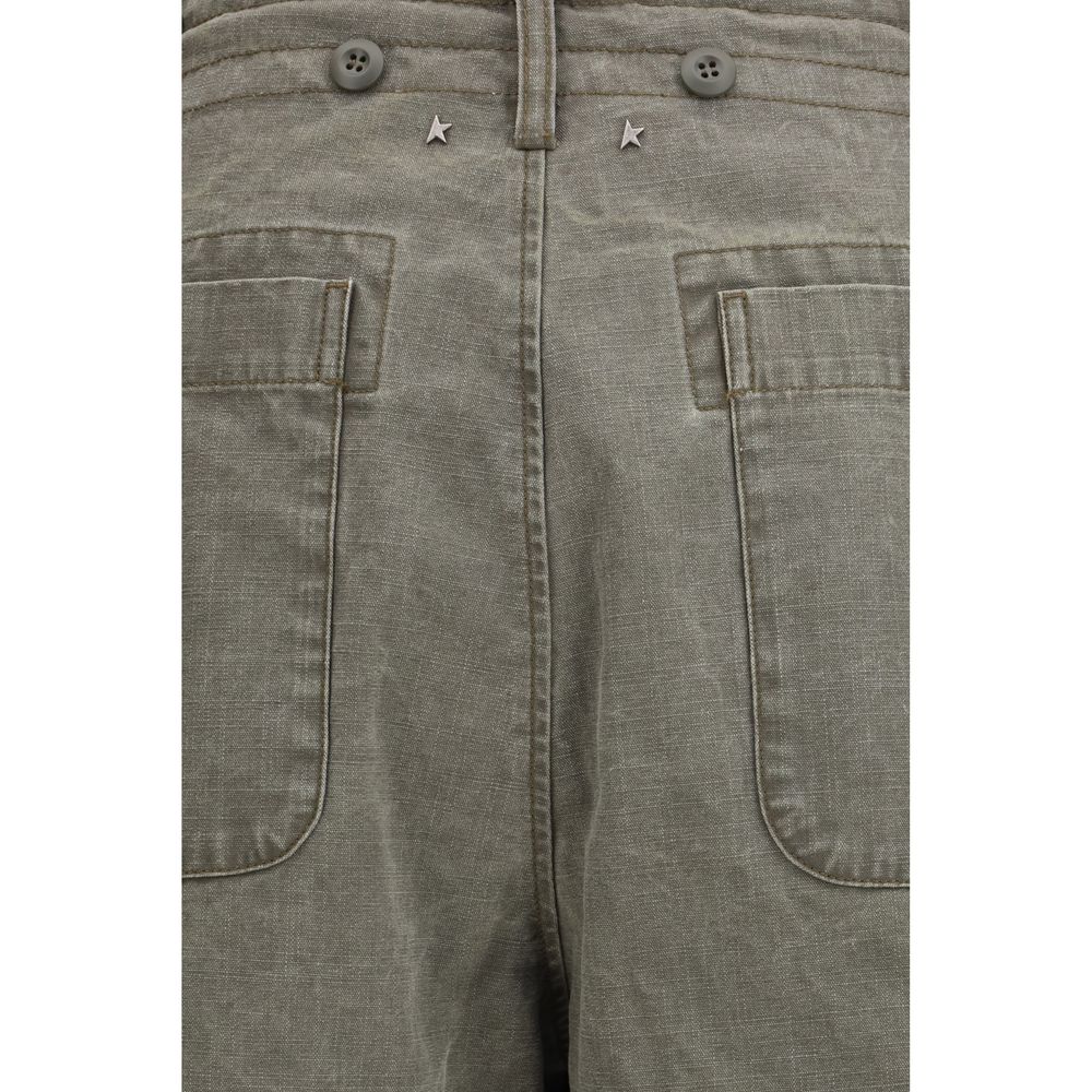 Golden Goose Bicolor Cotton Casual Men's Pants