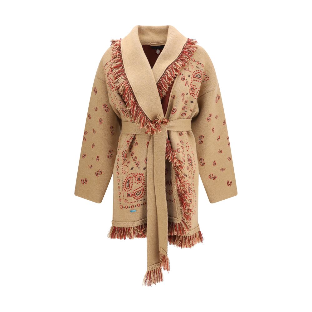 Alanui Brown Cashmere Women's Cardigan