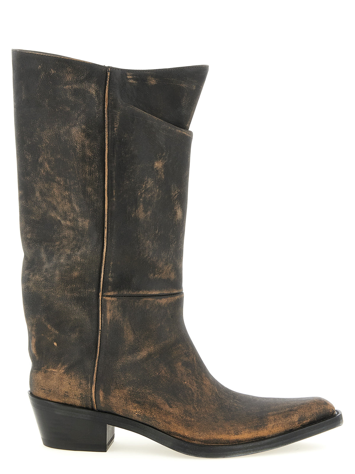 Khaite Brown Calfskin Chelsea Women's Boots