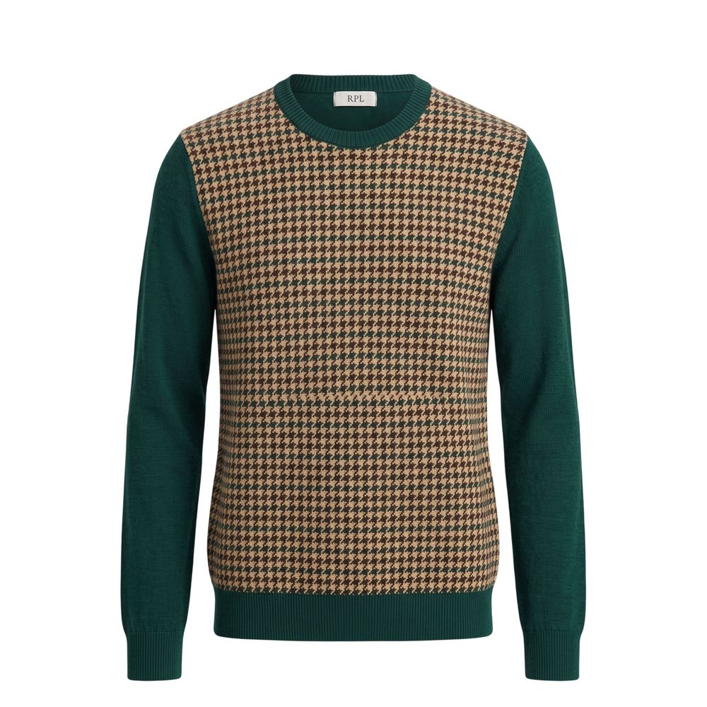 Roberto Pepe Luxury Green Wool Men's Men's Sweater