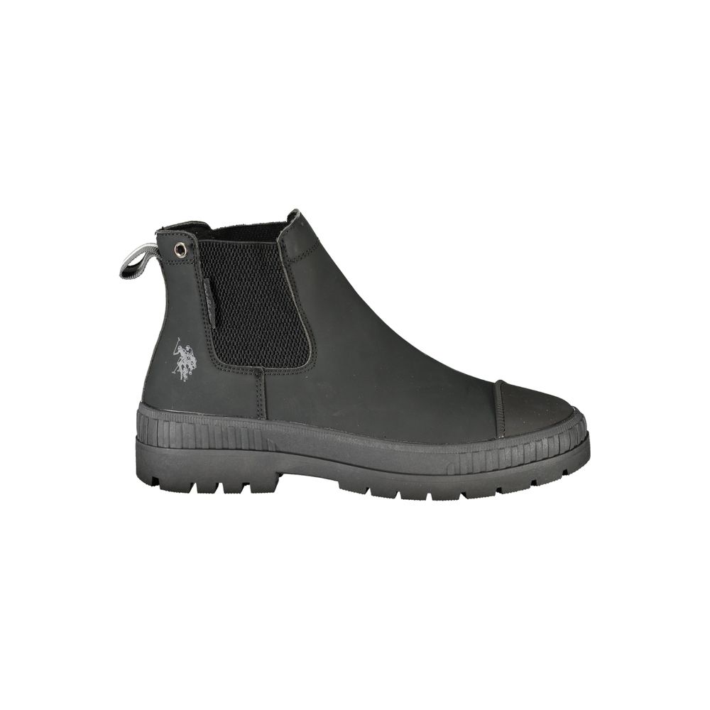 U.S. POLO ASSN. Black Polyurethane Women's Women's Boot