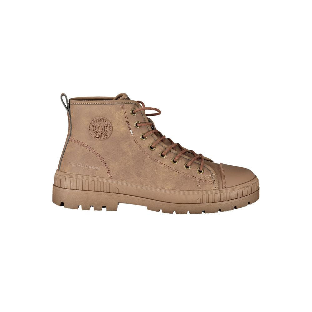 U.S. POLO ASSN. Brown Polyurethane Men's Men's Boot
