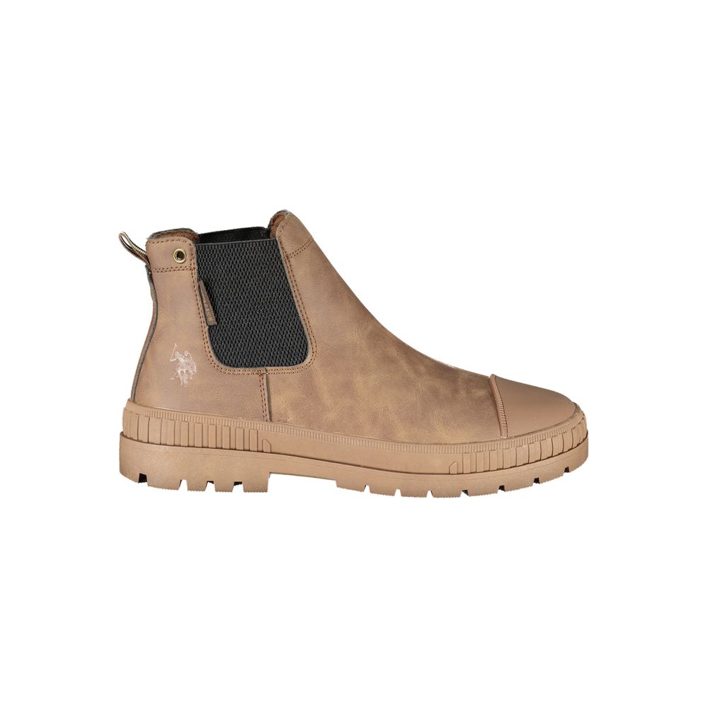 U.S. POLO ASSN. Brown Polyurethane Men's Men's Boot