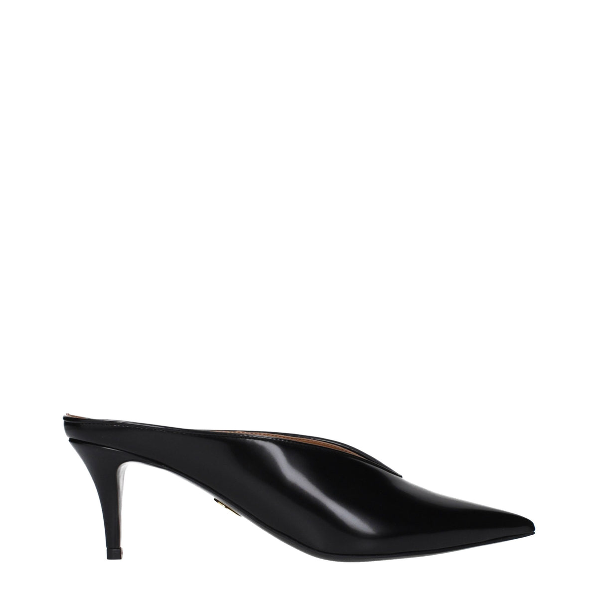 Stella McCartney Black Leather High Heel Women's Pumps
