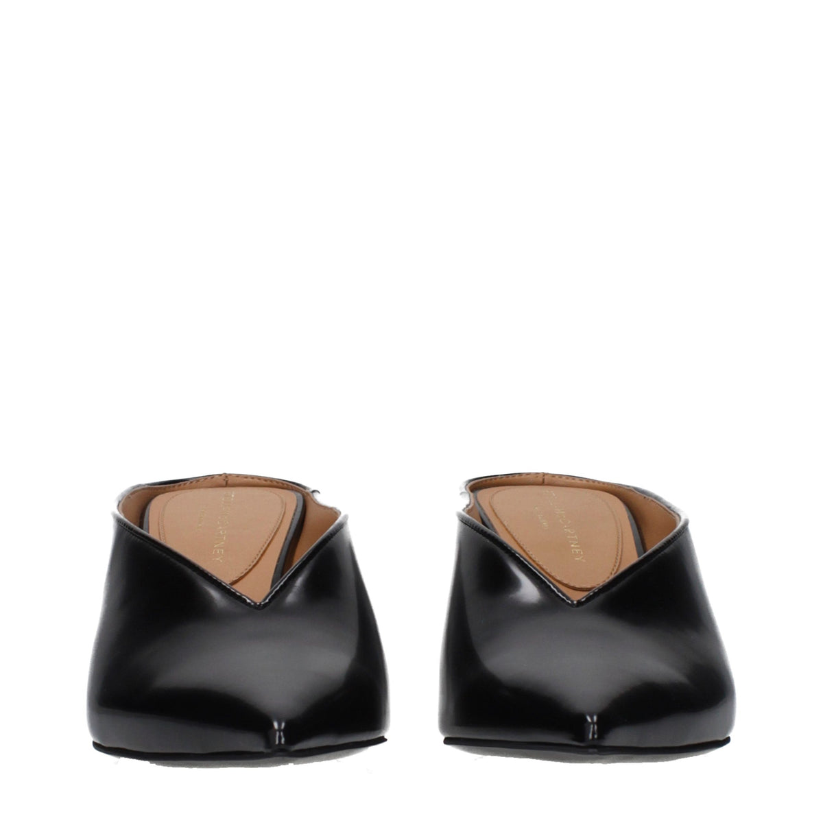 Stella McCartney Black Leather High Heel Women's Pumps