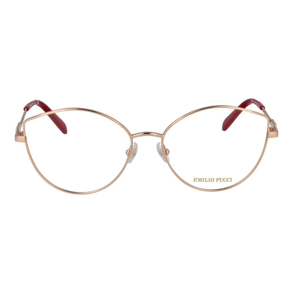 Emilio Pucci Gold Metal Glasses Women's (Frames)