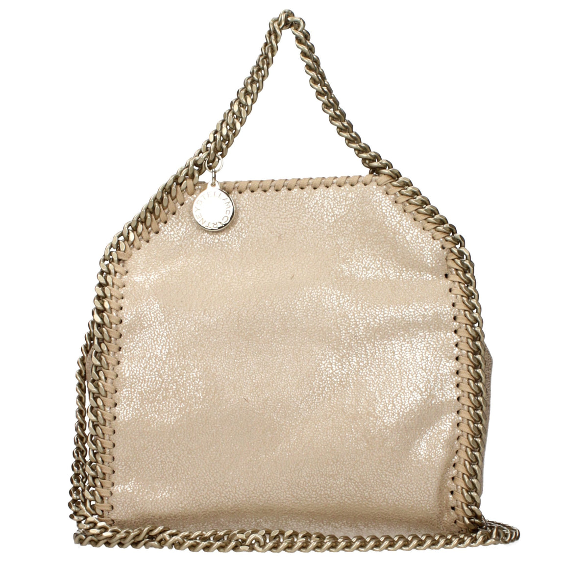 Stella McCartney Gold Leather Women's Handbag