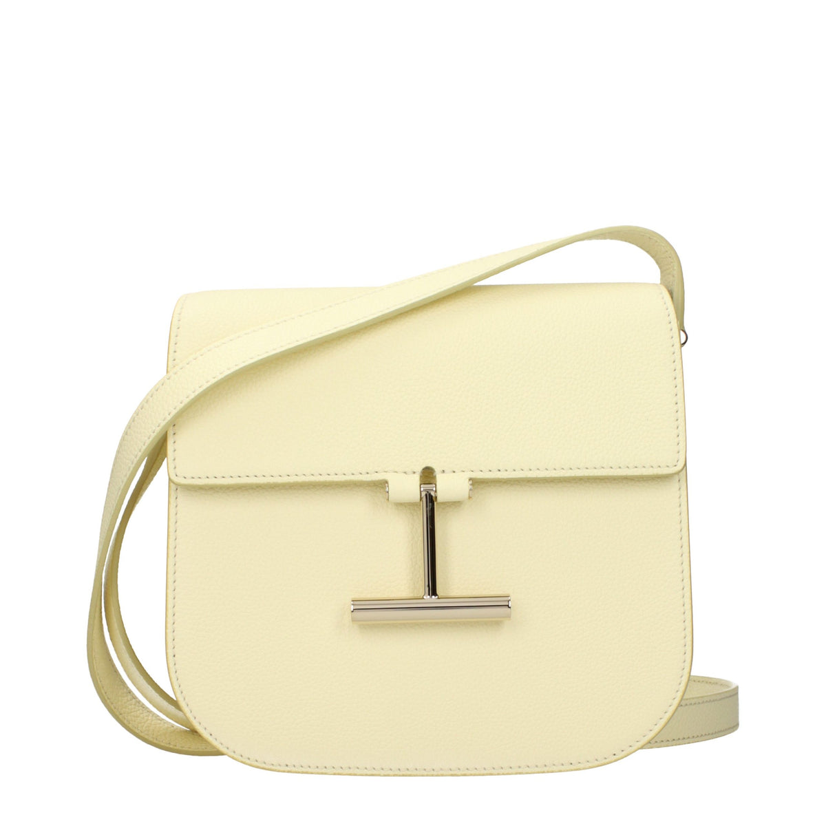 Tom Ford Yellow Leather Crossbody Women's Bag