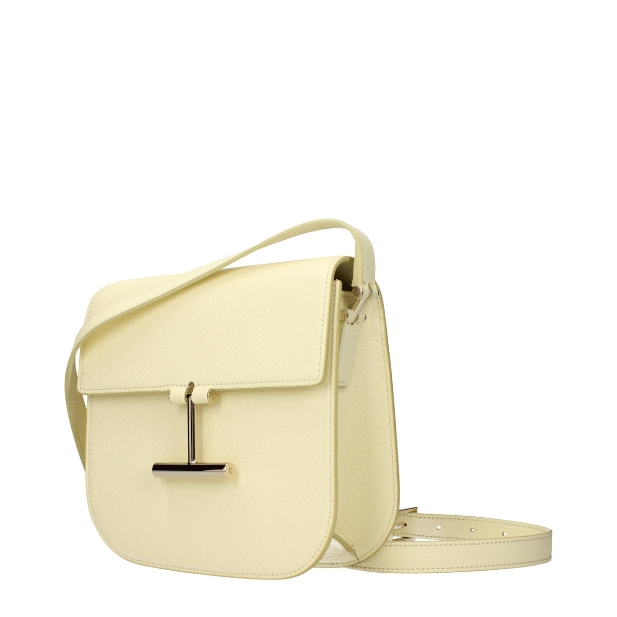 Tom Ford Yellow Leather Crossbody Women's Bag