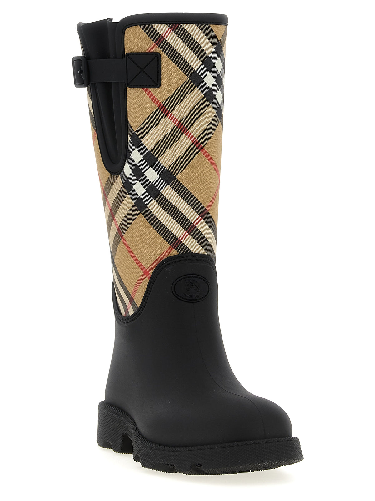 Burberry Black Rubber Over The Women's Knee
