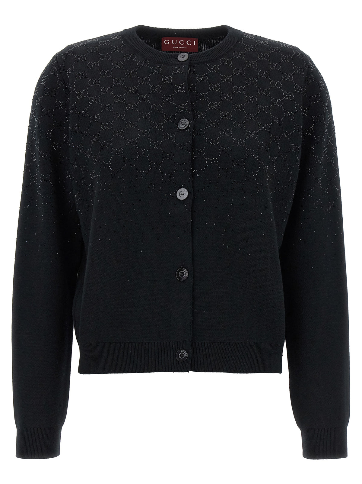Gucci Black Wool Women's Cardigan