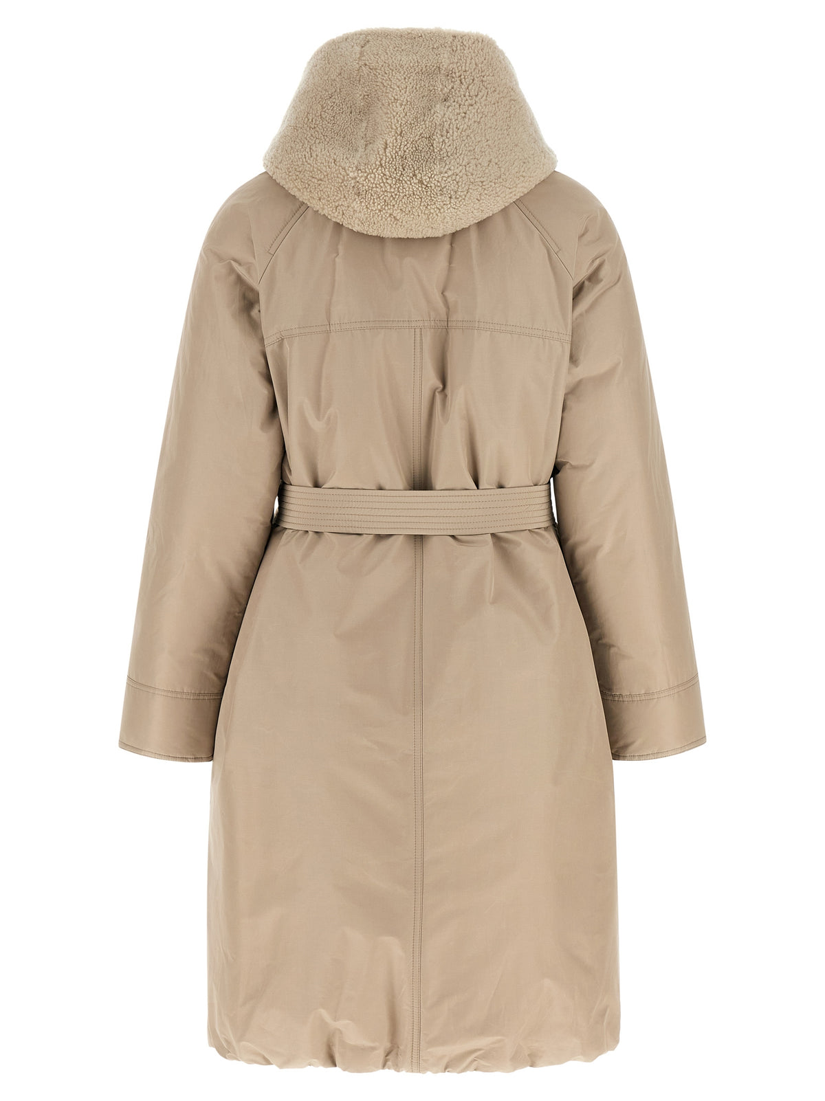 Brunello Cucinelli Beige Cotton Women's Coat