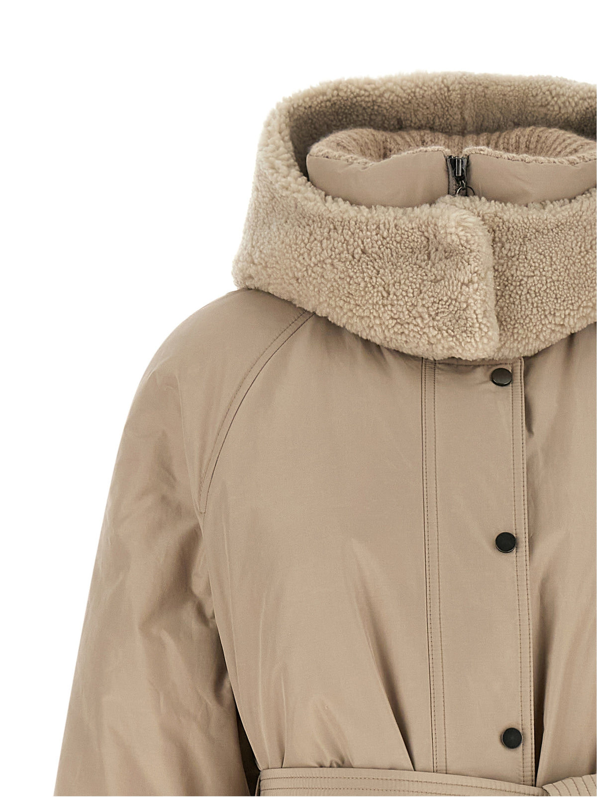 Brunello Cucinelli Beige Cotton Women's Coat