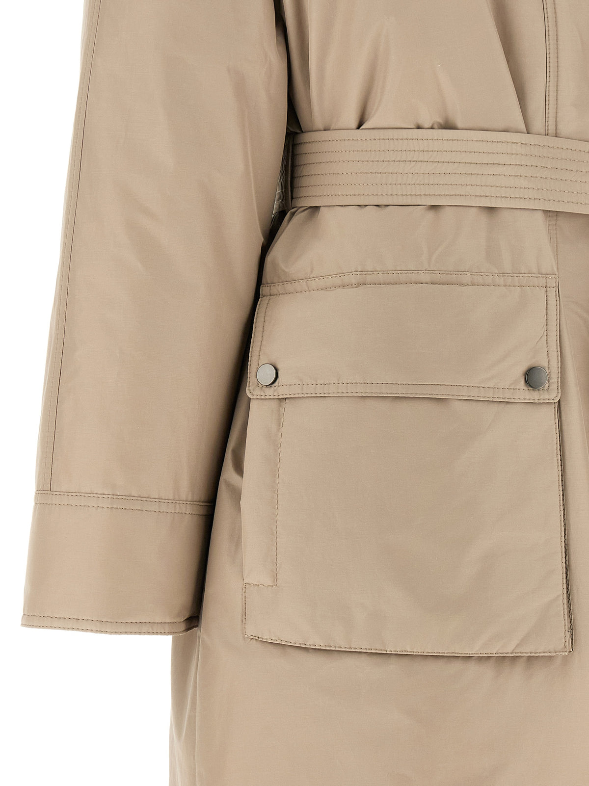 Brunello Cucinelli Beige Cotton Women's Coat