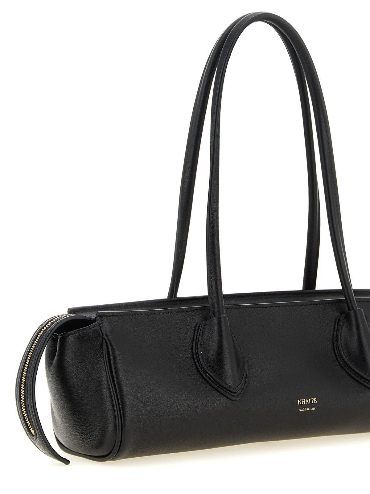 Khaite Black Lamb Leather Shoulder Women's Bag