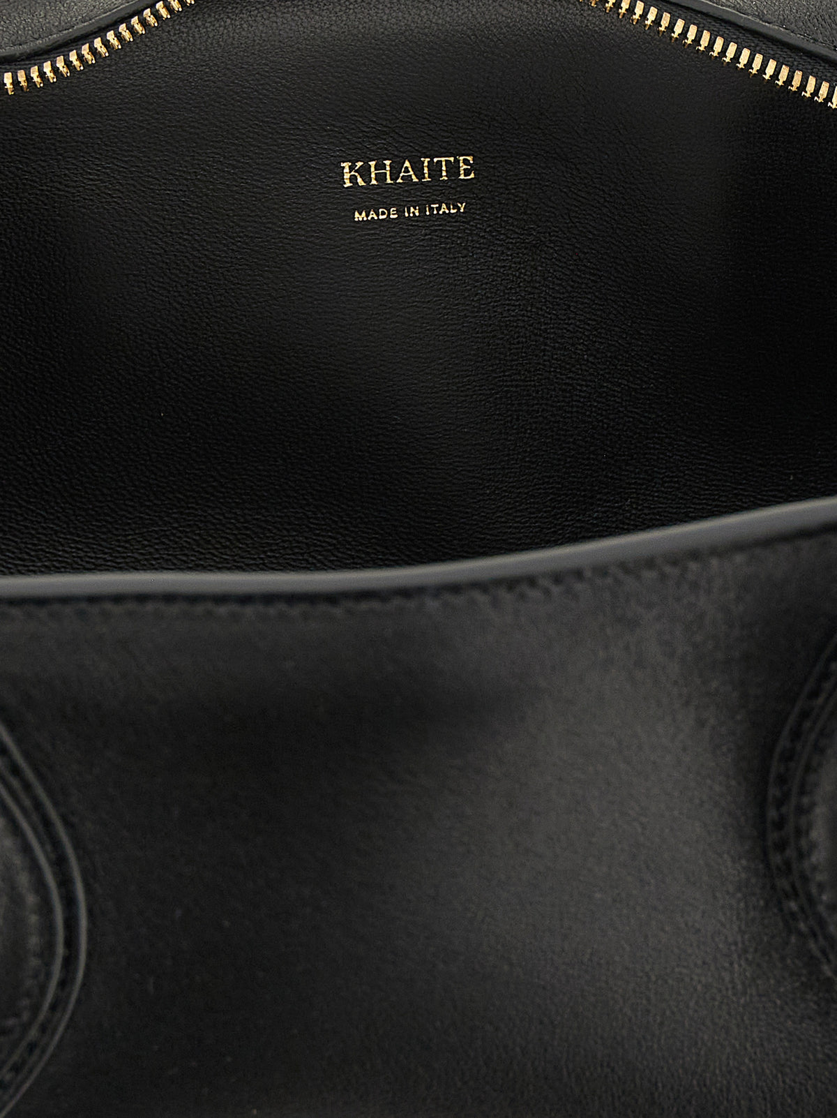 Khaite Black Lamb Leather Shoulder Women's Bag