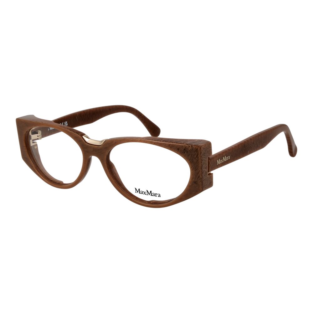 Max Mara Brown Plastic Glasses Women's (Frames)