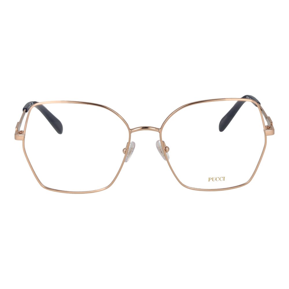 Emilio Pucci Gold Metal Glasses Women's (Frames)