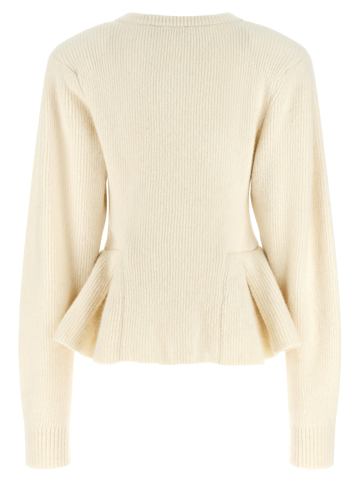 ROTATE BIRGER CHRISTENSEN White Wool Women's Cardigan