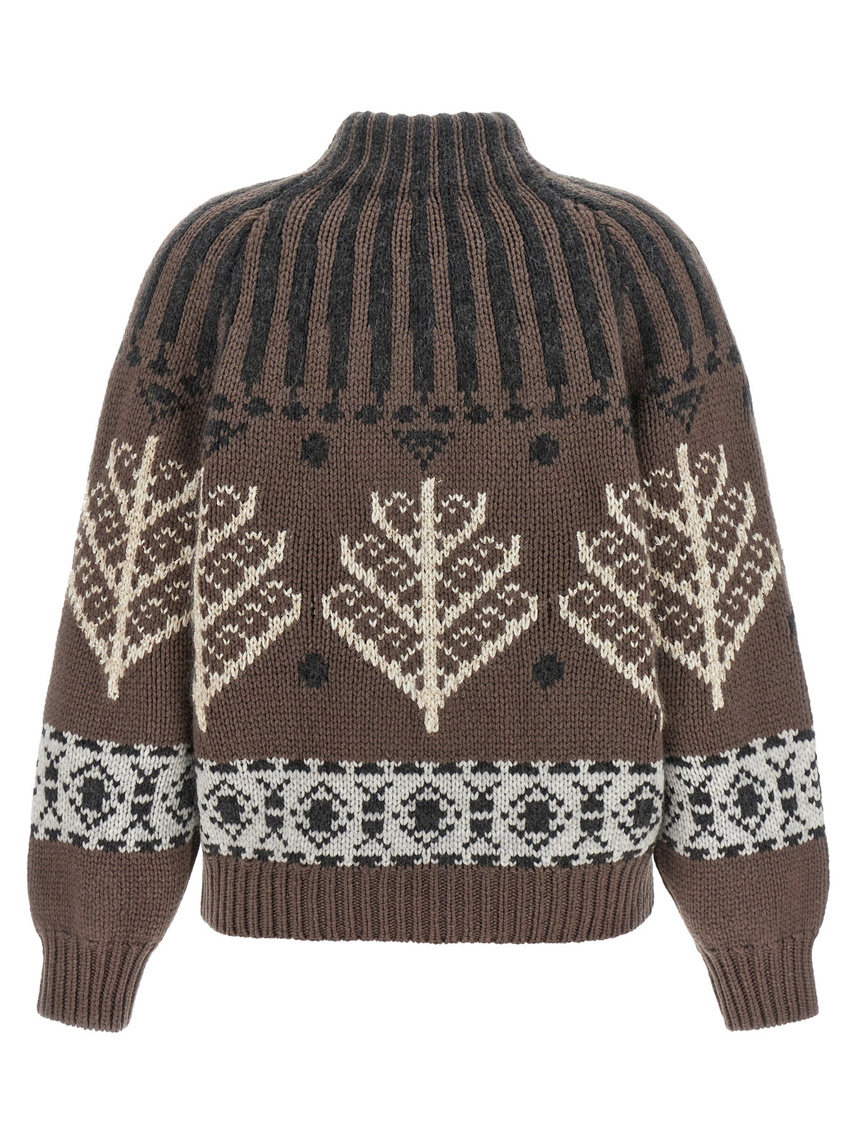 Brunello Cucinelli Brown Cashmere Women's Cardigan