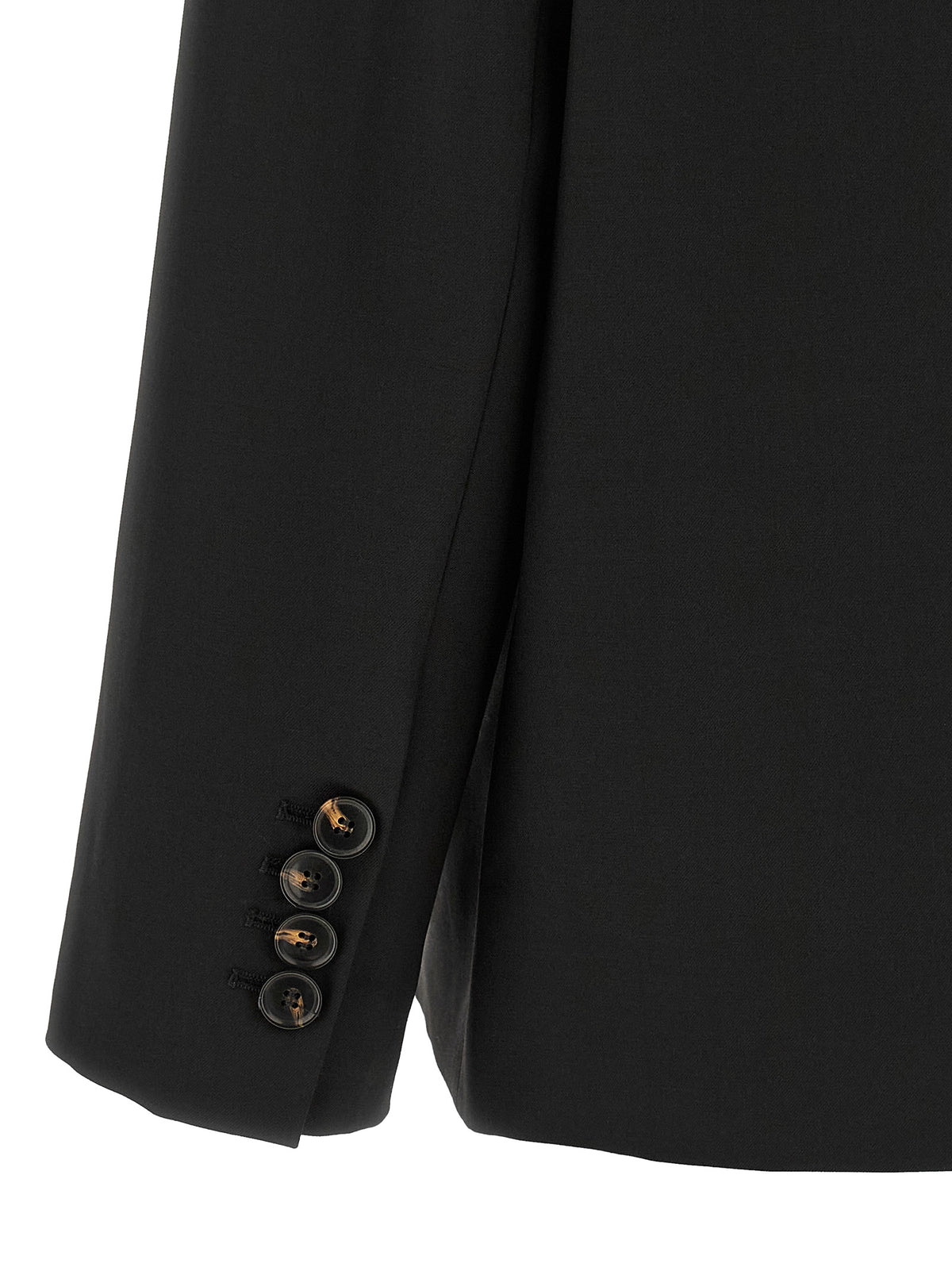 Ganni Black Polyester Women's Blazer