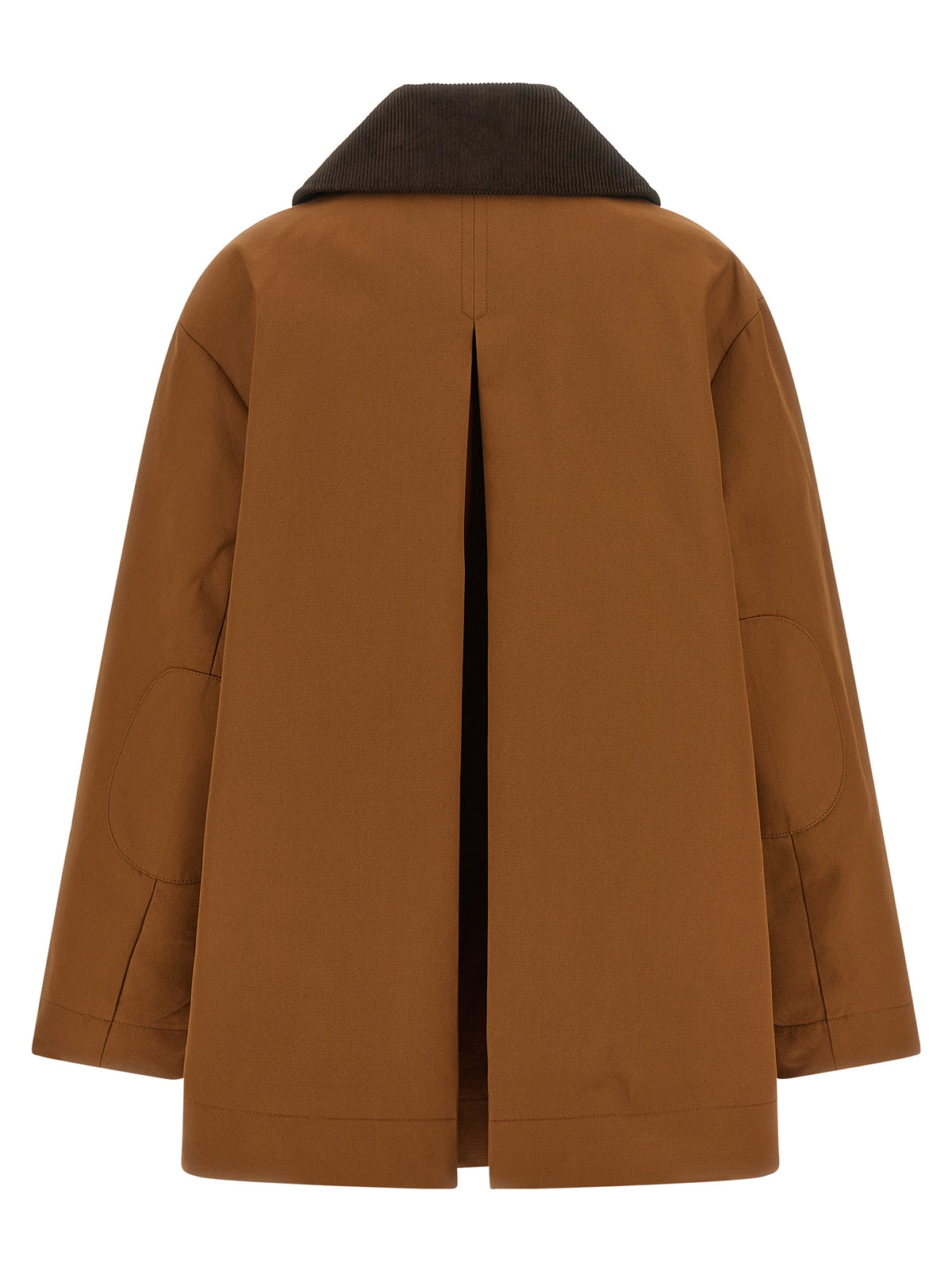 Ganni Brown Recycled Polyester Full-Length Women's Jacket