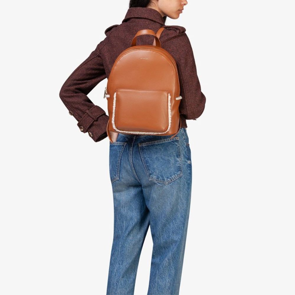 MIRIADE Brown Polyethylene Women's Backpack