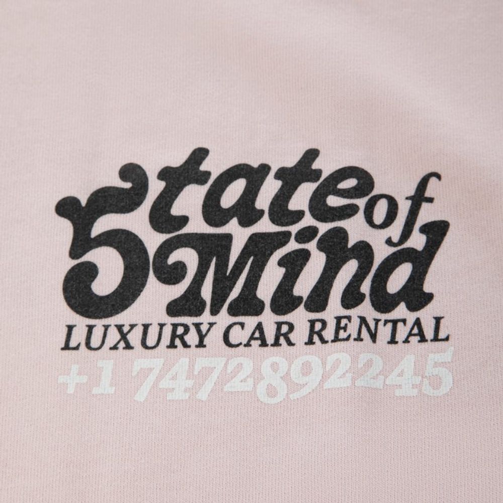 5TATE OF MIND Pink Cotton Men's T-Shirt