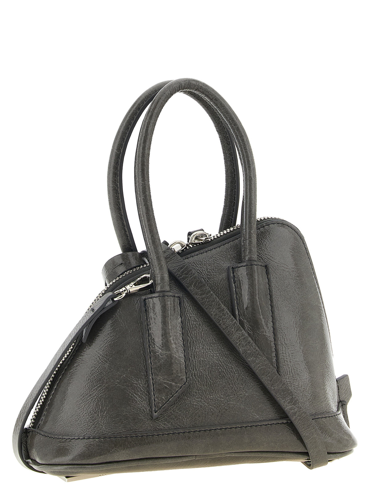 The Attico Gray Calfskin Women's Handbag