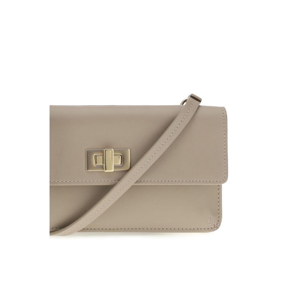 Fendi Beige Calf Leather Bos Taurus Women's Wallet