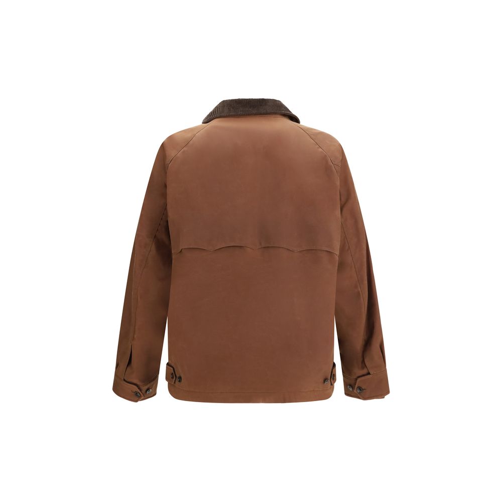 Baracuta Brown Cotton Full-Length Men's Jacket