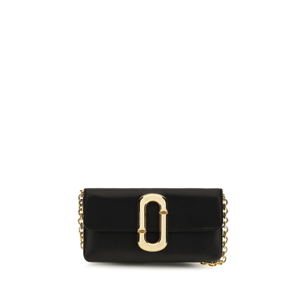 Marc Jacobs Black Calf Leather Bos Taurus Women's Wallet