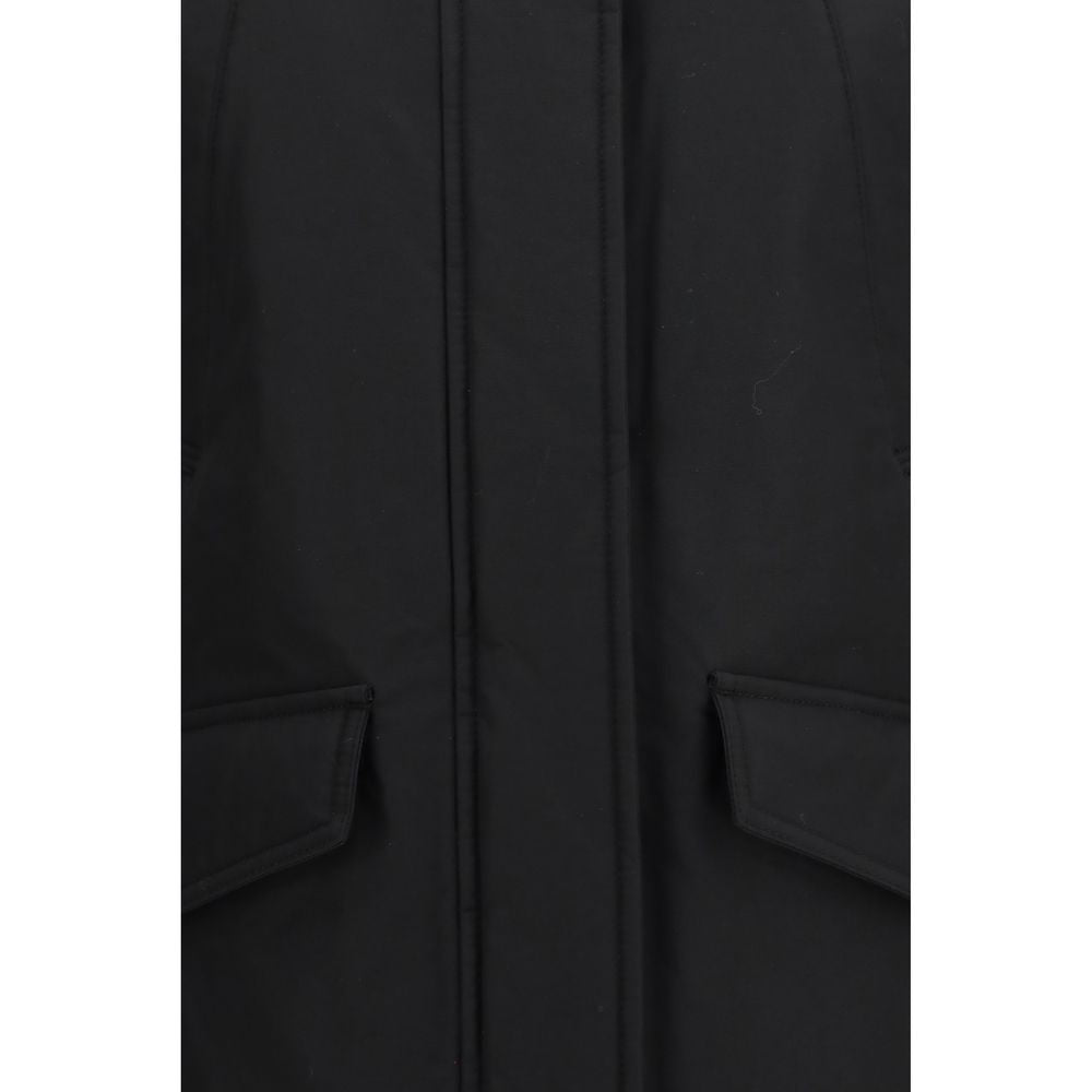Woolrich Black Cotton Full-Length Women's Jacket