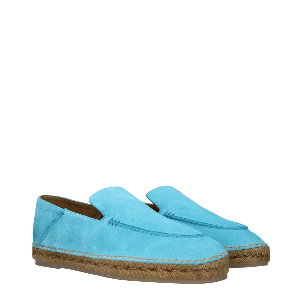 Tom Ford Blue Leather Men's Espadrilles