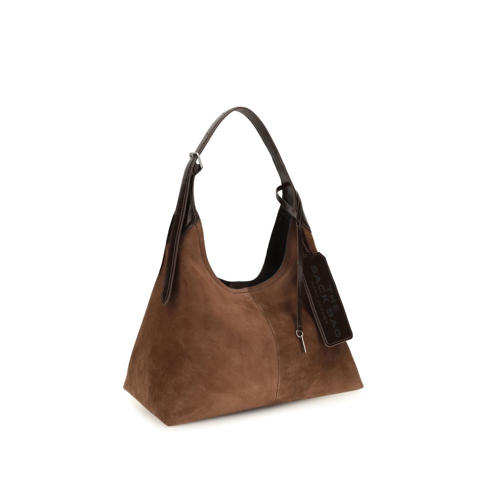 Marc Jacobs Brown Suede Leather Shoulder Women's Bag