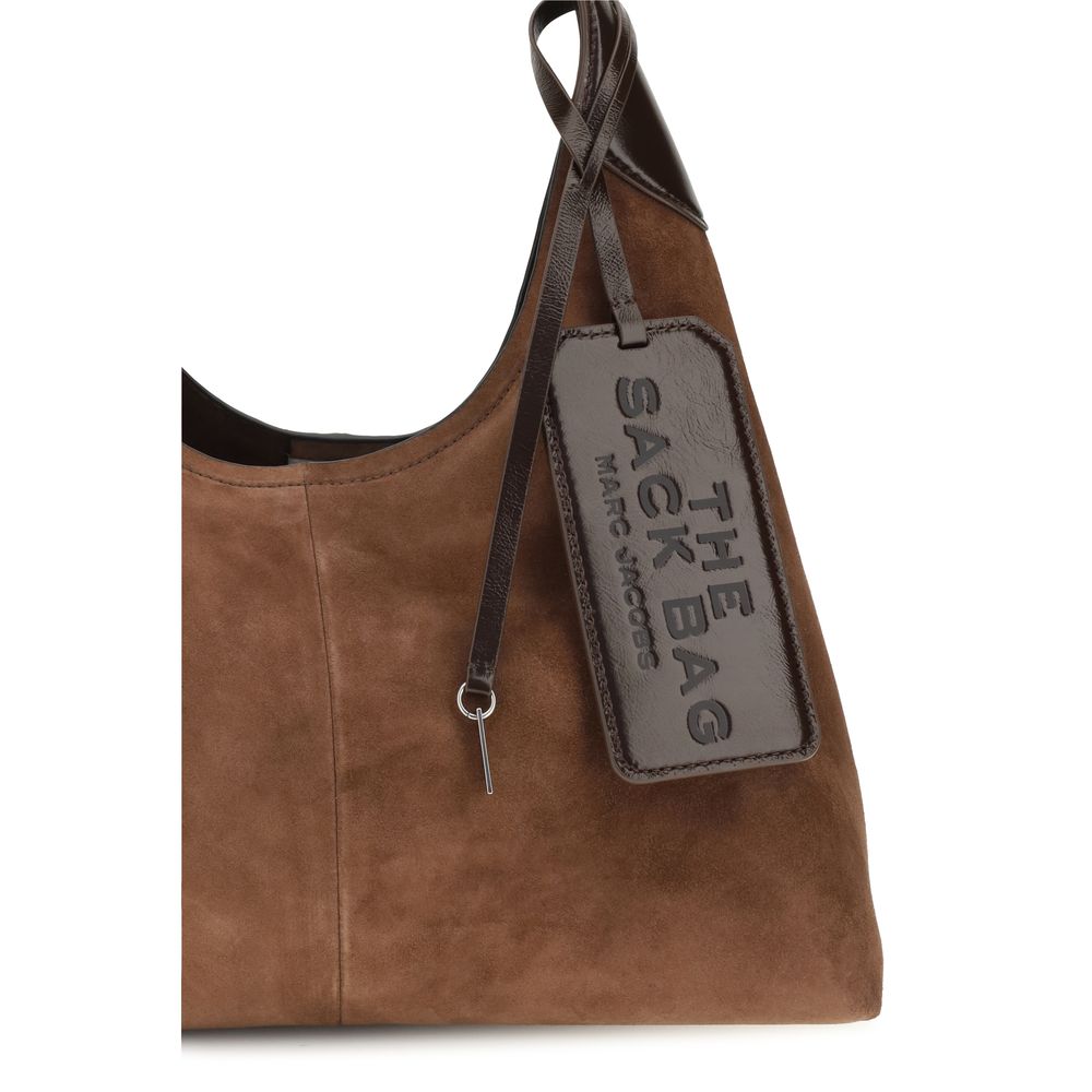 Marc Jacobs Brown Suede Leather Shoulder Women's Bag