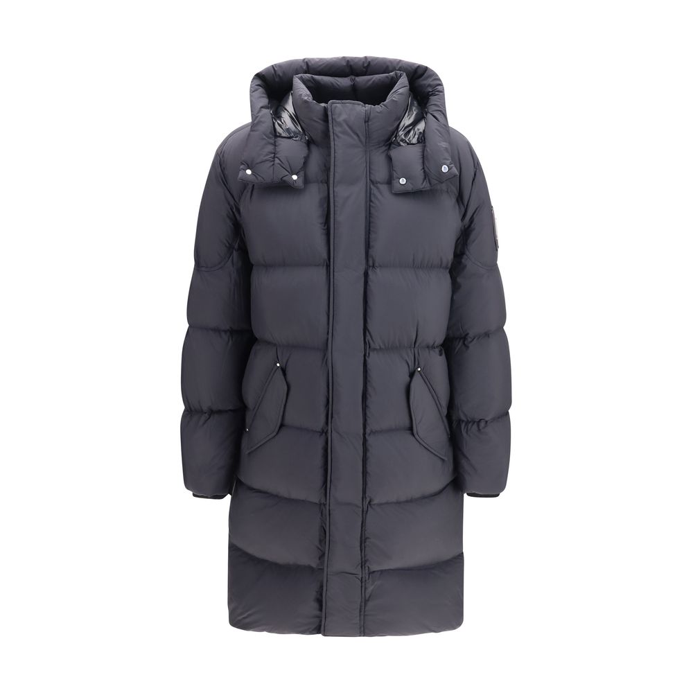 Moose Knuckles Black Nylon Men's Coat