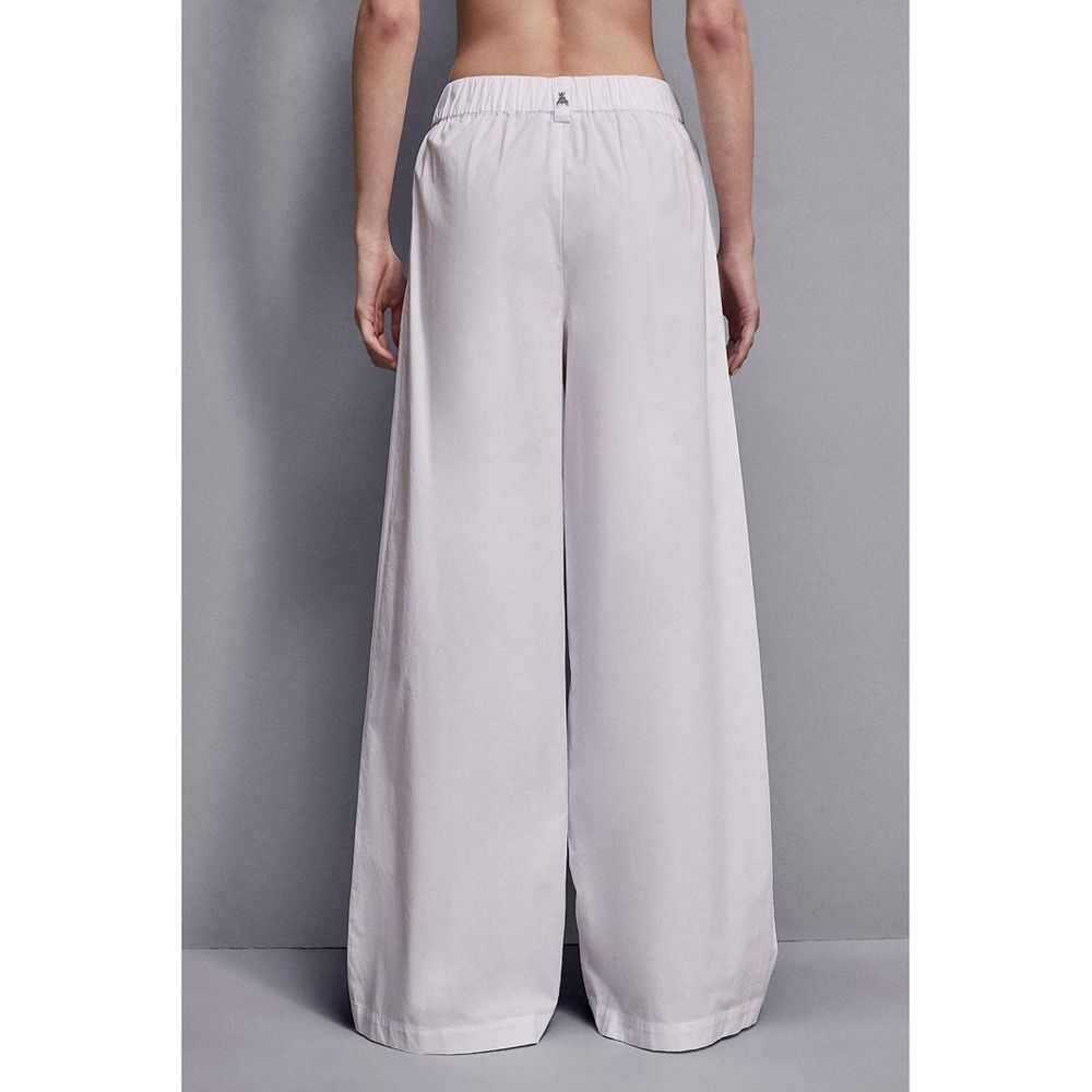 Patrizia Pepe White Cotton Casual Women's Pants